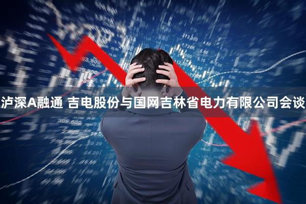 泸深A融通 吉电股份与国网吉林省电力有限公司会谈
