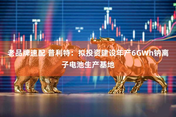 老品牌速配 普利特：拟投资建设年产6GWh钠离子电池生产基地