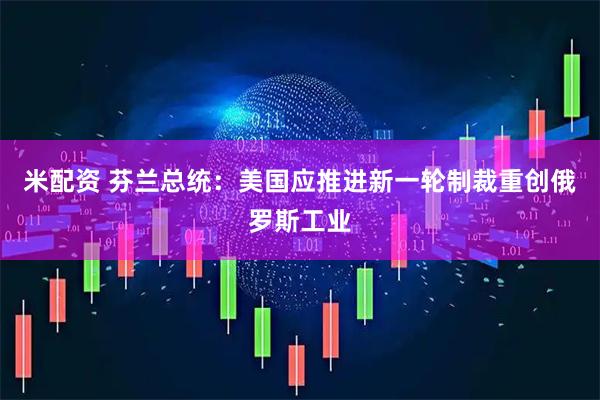 米配资 芬兰总统：美国应推进新一轮制裁重创俄罗斯工业