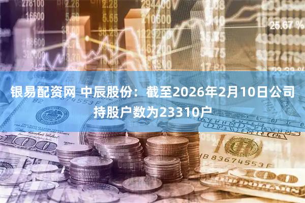 银易配资网 中辰股份：截至2026年2月10日公司持股户数为23310户